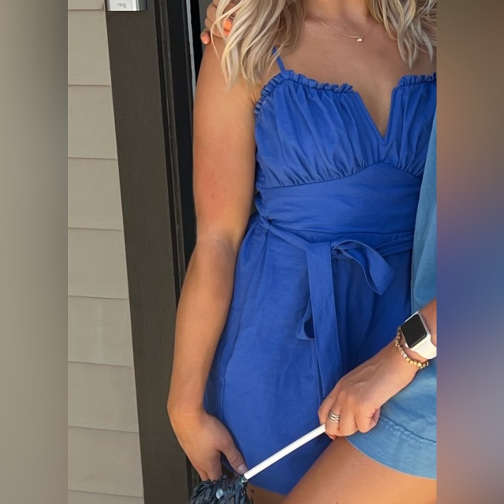 Deep V Romper
